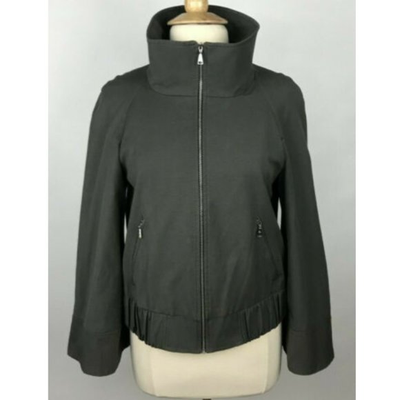 Zara Jackets & Blazers - Zara Flare Sleeves Zip Up Jacket w Stretch Sz M